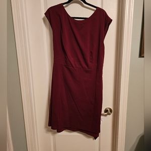 Loft Crimson Holiday Dress